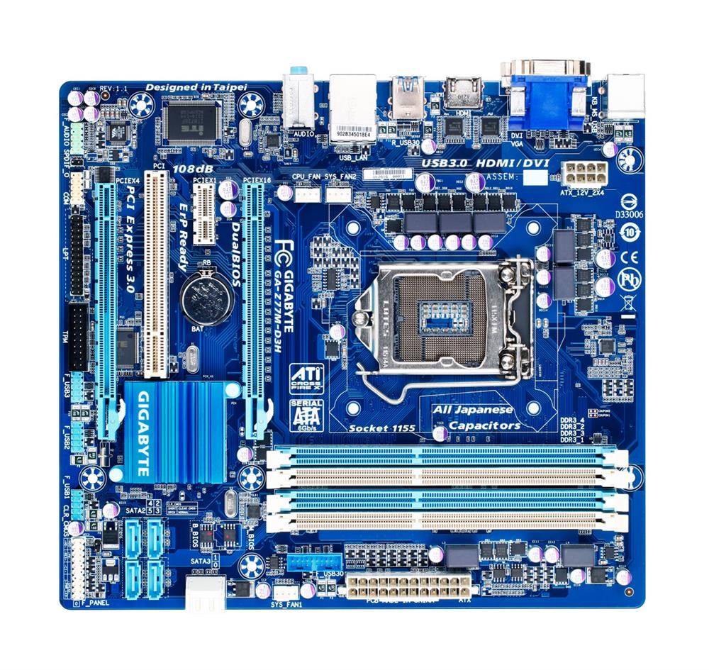 Gigabyte Tech GA-Z77M-D3H