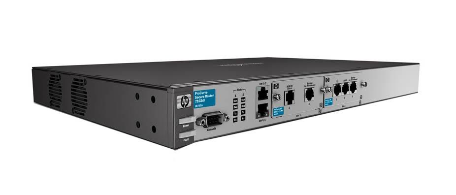 J8752A#ABA HP Procurve 7102dl Secure Router 1 X CompactFlash (CF) Card 2 x 10/100Base-Tx Lan (Refurbished)