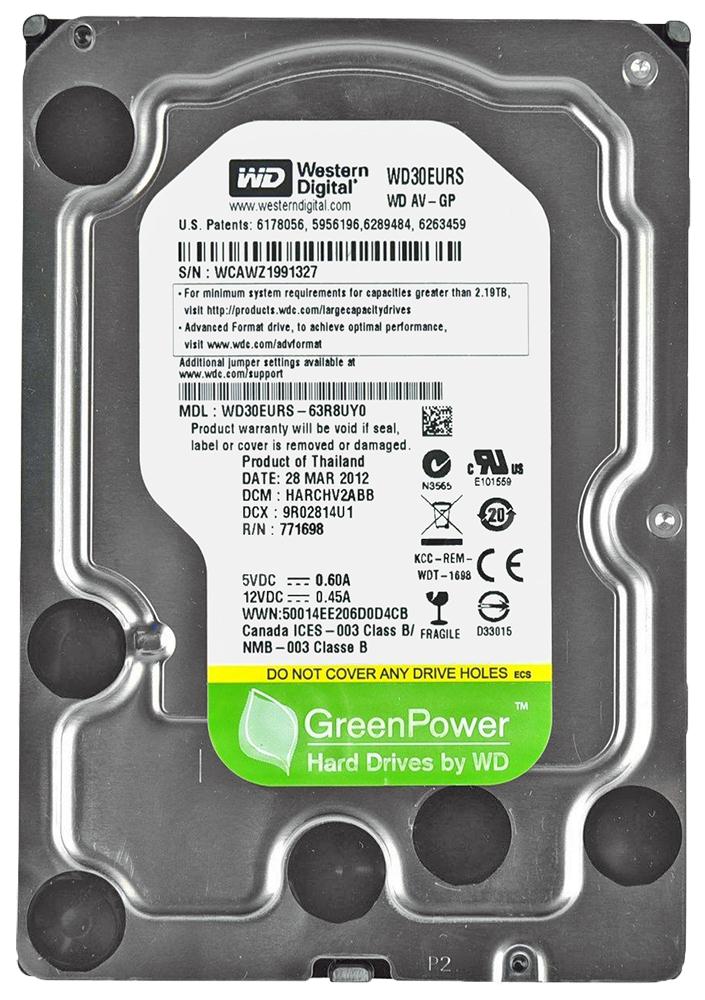 Western Digital WD30EURS-63R8UY0