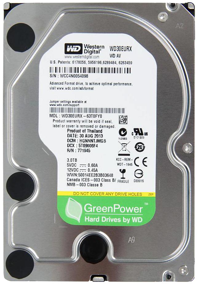 Western Digital WD30EURX-63T0FY0